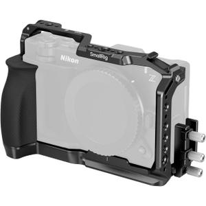 SmallRig Camera Cage for Nikon ZR with Silicone Grip and Cable Clamp for HDMI, Aluminum Alloy Full Camera Cage with Cold Shoe, Anti-Twist Design, Built-in Quick-Release Plate for Arca -5467