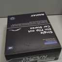 Naifay Single Din Car Stereo Compatible with Apple Carplay & Android Auto, 7inch Flip Out Touchscreen Car Radio with Bluetooth Foldable Car Audio Receivers, Mirror Link/Camera/FM/USB/AUX/TF/Subwoofer