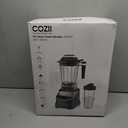 COZII Professional Blender 2000W, Smoothie Countertop Blenders for Kitchen, 64 Oz Pitcher/21-Oz To-go Cup, 7 Preset Programs for Ice Crush/Frozen Drinks/Dips/Nut Butter, High Speed, Dishwasher Safe (Grey)