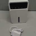 Dehumidifier, Dehumidifiers for Home, 60 OZ Water Tank, 500 sq.ft Dehumidifier for Bathroom, Bedroom, Basement with Auto Shut Off, Timer, 7 Colors LED Light (White)