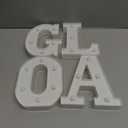 Honoson 4 Pcs Soccer Party Decorations Goal LED Lights Sign Soccer Football Birthday Decorations Sports Theme Table Decor for 2026 Gameday Tailgate Fans Match Point Party Supplies (Yellow)