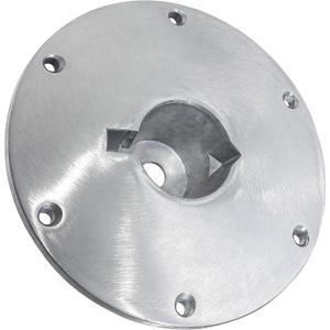 9" x 9" SP-68914 Boat Seat Base, Compatible with Attwood Swivl-Eze Aluminum Wedge Base for 2" or 2 3/8" Extension Posts, Marine-Grade Aluminum, Extends 2" Below Deck, Fits Most Boats