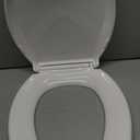 KOHLER 4636-RL-0 Cachet ReadyLatch Elongated Slow Close Toilet Seat, Soft Close Toilet Seat Quiet Lid, Contoured Grip-Tight Bumpers Installation Hardware, Apartment Essentials, White