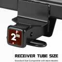 2" Receiver Trailer Hitch,Fits for Hyundai Palisade 2020-2025 ;for KIA Telluride 2020 2021 2022 2023 2024 2025, Square Tube Frame, Black Class 3 Towing Hitch Kits Carrier
