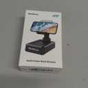 TechGlow Foldable Cellphone Stand with Bluetooth Speaker and Charging Function Birthday Gifts for Men Women Mother Father Boy Girl Teens Cool Tech Gadgets (Black)