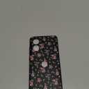 Cute Pink Floral Phone Case for Cricket Debut s3/at&t Vista 2 6.6",Pretty Flower Print Cartoon Pattern Aesthetic Design Cases Soft Silicone TPU Slim Shockproof Protective Bumper Phone Cover