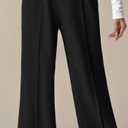 ODIZLI Women's High Waist Wide Leg Pants Casual Trousers Sweatpants Lounge Wear Fashion (M)
