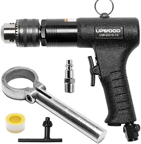 1/2” Reversible Air Drill, Heavy Duty 700 RPM Pistol Grip Handle (1/2 Reversible Drill)