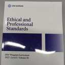 2027 CFA Program Curriculum Level I, Volume 10: Ethical and Professional Standards, Book