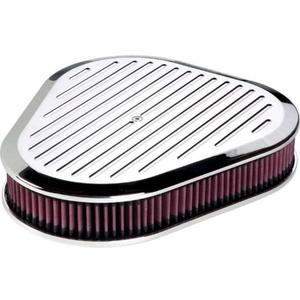 BILLET SPEC Air Cleaner, Triangle Ball Milled Polished