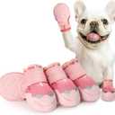 Dog Shoes for Large Dogs, Waterproof Dog Boots for Winter Snow, Summer Hot Pavement, Dog Booties & Paw Protectors Size 7