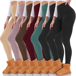 yeuG 7 Pack High Waisted Leggings for Women Tummy Control Soft Workout Yoga Pants Full Length & Capri Size 2XL /3XL