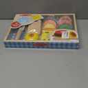 Melissa & Doug Wooden Sandwich-Making Pretend Play Food Set Food Toys for Kids Play Kitchen for Ages 3+