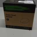 SuperDesign Mess Free 15 Slanted Bowl for Dogs and Cats, Tilted Angle Bulldog Bowl Dog Feeder, Non-Skid & Non-Spill, Easier to Reach Food S/0.5 Cup White