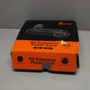 50 Amp RV Extension Cord 10 ft, Heavy Duty 6/3+8/1 SJTW AWG RV Power Cord with Grip Handle Twist Lock, NEMA 14-50P to SS2-50R with Polarity Lamp, Black