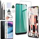 for OnePlus Nord N20 5G GN2200 CPH2459 Screen Replacement for OnePlus Nord N20 5G LCD Display Touch Screen Digitizer Assembly Replacement with Tools(Incell Black with Frame)
