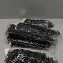 Goddess Locs Crochet Hair 10 Inch 7 Packs Boho Faux Locs Crochet Hair for Black Women Pre Looped Crochet Locs with Curly Ends (#1B)