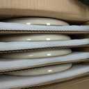 AmorArc Stoneware Dinnerware Sets for 8, 24 Piece Plates and Bowls Sets