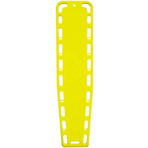 ASA Techmed Spine Board Stretcher, Patent Transfer EMT Backboard Immobilization, Base Board Yellow