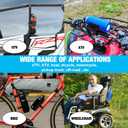 2 x Z8 Cup Holder, with Metal Clip, Replacement for UTV,ATV,Wrangler,Motorcycle,Bicycle, Boat, etc., Compatible with Yeti ramber20/26/30 oz, Hydro Flasks 32/40 oz,and Other 3.4"-3.7" Bottles (medium size)