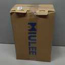 MIULEE Pinch Pleated Thick Linen Curtains 84 Inches 4 Panels Set Ivory Cream Back Tab Memory Trained Pinch Pleat Semi Sheer Light Filtering Privacy Curtains Window Drapes for Living Room Bedroom Birch