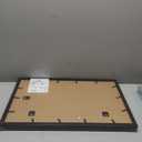 16x24 Picture Frame Set of 3, Black Wood Grain 16x24 Frames for Horizontal and Vertical Wall Mounting (3 pack, Black)