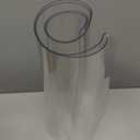 Clear l Shaped Desk Mat 36.2" x 15.7" PVC Mouse Pad for Corner Waterproof Computer Corner Desk Pad Large l Shaped Writing Mat Computer Protector for Office Home Protection