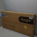 Huuger L Shaped Office Desk with Power Outlets, 47 Inch Computer Desk with 3 Drawers, Shelves, for Gaming, Corner Work, Home Office, Study, Grey