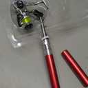 Lixada Fishing Rod Reel Combo Mini Pen Fishing Pole Kit Telescopic Fishing Rod Spinning Reel Combo Kit (1.6 m, Red)