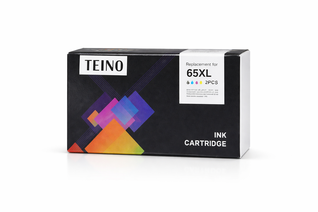 TEINO Remanufactured Ink Cartridge Replacement for HP 65 65XL 65 XL use with HP Envy 5055 5052 5058 DeskJet 3755 2655 3752 3720 3722 3723 3758 2652 2622 2624 Printer (Black Tri-Color, Combo Pack)