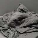 Crib Mattress Protector Sheets Waterproof 2 Pack, Quilted Crib Mattress Pad Cover Fitted Fits for Baby Toddler Bed Mattress, Grey, 52 x 28