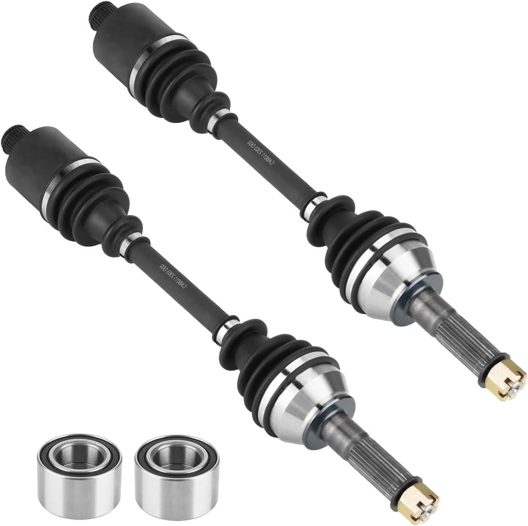 Rear CV Axle Shaft & Wheel Bearing Kit for Polaris Sportsman 450 HO/570 (2014-2022) - Compatible with EPS, Utility, Hunter, Premium, Trail & Ultimate Trail LE Models
