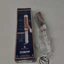 Conair Double Ceramic 1 1/2-Inch Curling Iron, 1  inch barrel produces soft waves  for use on medium and long hair (White)