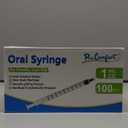 Pro Comfort 1ml Syringe without Needle, No Needle Individually Packaged Oral Syringe for Scientific Labs, Measurement, Dispensing, Oil or Glue Applicator Oral Dispenser