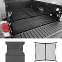 Truck Bed Mat and Net Compatible with 2024-2025 Toyota Tacoma 5FT Truck Bed Replacement, Truck Net TPE Cargo Bed Liner All Weather Cargo Mat for Toyota Tacoma Accessories
