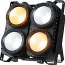 Betopper 4x100w Blinder Stage Spotlight,Cob Led DMX Satge Lights,4 Eye Matrix Par Lights'for Stage Lighting,Cold White+Amber Color Party Lighting'Dj Disco Light for Wedding Photostudio Theater