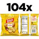 Lay's Potato Chips, Classic, 1 Ounce (Pack of 104) (EXP 09/08/26)