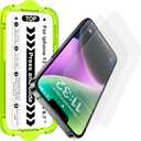 Esanik for iPhone 14 Plus/13 Pro Max Matte Glass Screen Protector [Auto-alignment] Anti-Glare & Anti-Fingerprint,Anti-Reflection,Bubble Free, Smooth as Silk, 2 Pack 9H Glass Screen Cover