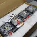 Outdoor Wall Lights 4 Pack, RGBCW Smart Porch Lights with Various Scene Modes, Waterproof Dimmable Up and Down Lights Outdoor, DIY Lighting Effects, Compatible with Alexa, Google Assistant (Black)