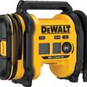 DEWALT Tire Inflator Portable Air Compressor 20V MAX, Air Pump with Automatic Shut Off, LED Light, Tool Only (DCC020IB)