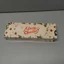 Christmas Tree Topper,48x13 Inches Velvet Toppers Bow,Large Decorative Bows for Christmas Decoration (Green)