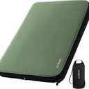 Acacia 4" Thick Self Inflating Sleeping Pad with Foam, Innovative Y-Shaped Telescopic Structure, Ultraportable Camping Air Mattress with Pump Sack, Easy Roll Up Sleep Bed for Travel Tent Car, Queen