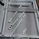 Furologee White Nightstands Set of 2, End Table with Fabric Drawer, Small Side Table for Small Spaces, 2 Tiers Storage Shelves End Table, Bedside Table for Living Room, Bedroom, Dorm