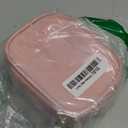 Mini Makeup Bag with Led Mirror, Small Travel Make up Bag 3 Light Modes Adjustable Brightness, for Women Organizer Cosmetic Bag, Portable Travel Train Toiletry Bag, for Pool Parties Work Touch-Ups (Pink)