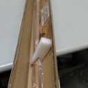 Light Wood Grain Disc Curtain Rods, 28-48 Inches Window Curtain Rod,Adjustable Room Darkening Drapery Rod with Aluminum Finials and Brackets,Wrap Around Design