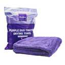 Maxshine 24" x 36" Universal Purple Duo Twisted Microfiber Towel (1200GSM) – Large, Plush, Rinse-Free Double-Sided Drying Towel – Super Absorbent Microfiber for Drying