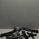 Frassie Office Gaming Chair Metal Base Replacement with 5 Wheels Bell Glides Replacement, 28 Inch Heavy Duty 2500 Lbs Universal Computer Chair Stool Base Part (Silver)