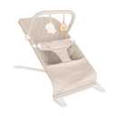 Alpine Organic Deluxe Portable Bouncer | Infant | 0 – 6 Months | Organic Sesame