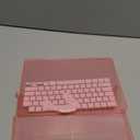 DONGKE for MacBook Air 13 inch Case 2021-2018 Release A2337 M1 A2179 A1932, Bling Plastic Hard Shell Case & Keyboard Cover Only Compatible with MacBook Air 13 inch Retina Fits Touch ID, Sparkly Pink