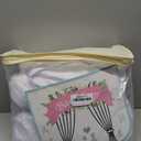 50 ft x 10 ft Wrinkle Free White Backdrop Curtain for Wedding Parties, Polyester Photo Backdrop Drapes for Baby Shower Birthday Party Backdrop Stand, Bulk Thick Background Curtains, 5x10FT 10 Panels